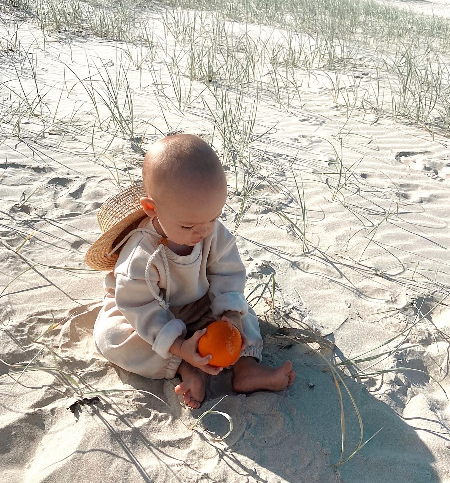 ‘Orange’ jumper & pants set